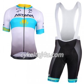 Cykeltrøje + Cykelshorts 2018 Astana Pro Team Kasakhisk Mesterskaber